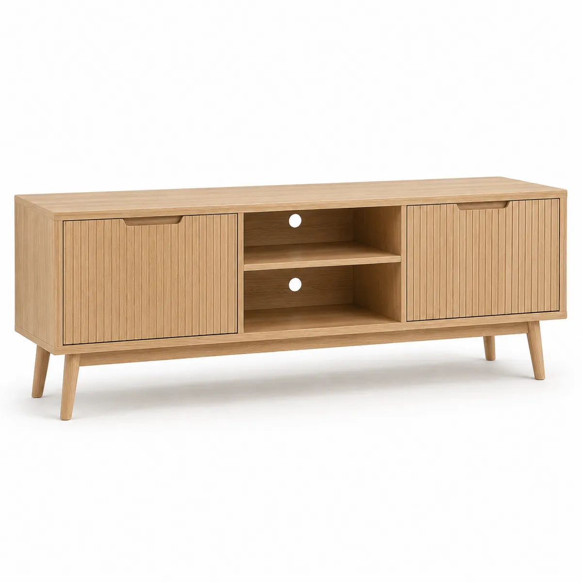 Drewniana szafka RTV z MDF 150x40x55 cm