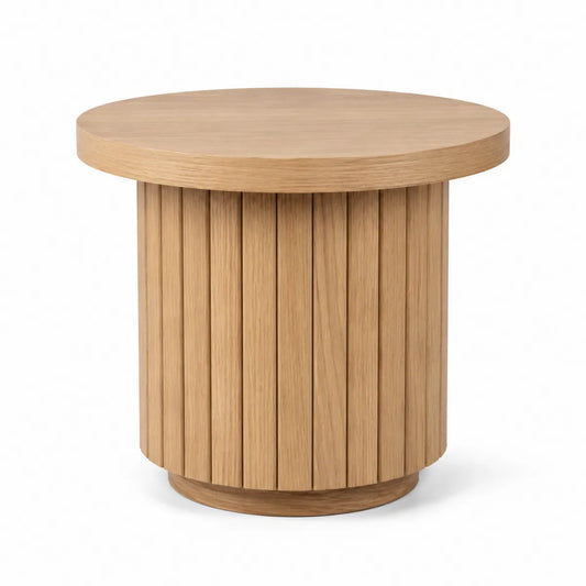 Stolik drewniany okrągły z drewna dębowego 50cm