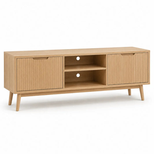 Drewniana szafka RTV z MDF 150x40x55 cm