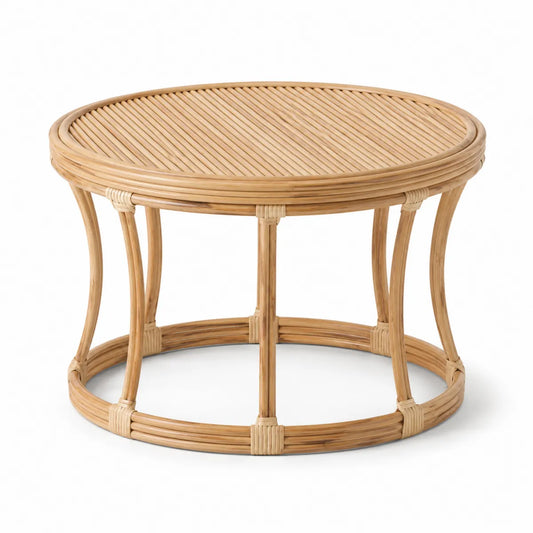Rattanowy okrągły stolik 70 cm